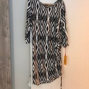 Black and white dress